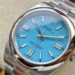 1:1 Superclone-Rolex Oyster Perpetual 41 Ref: 124300(Tiffany Blue dial oyester) - Image 3