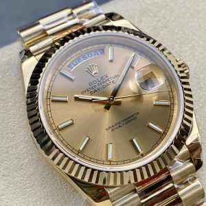 Day Date Rolex Weekly Journal 18K Gold Plated counter weight(Full gold daydate) - Image 4