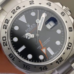 Rolex Explorer II - 42MM- 1:1 Superclone(Steel bezel black explorer) - Image 4
