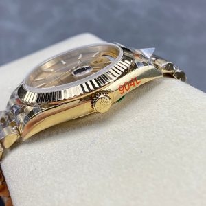 Day Date Rolex Weekly Journal 18K Gold Plated counter weight(Full gold daydate) - Image 8