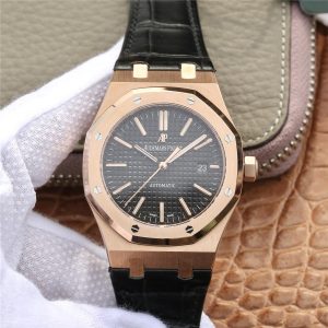 1:1 Super Clone Audemars Piguet RO 15400 (Rose gold black dial AP)