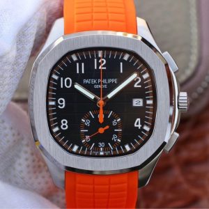 1:1 Superclone-Patek Philippe (Aquanaut 5164A orange strap)