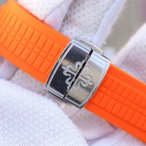 1:1 Superclone-Patek Philippe (Aquanaut 5164A orange strap) - Image 7