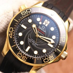 1:1 Super Clone Omega Seamaster 300M Co-Axial Master (Gold Seamaster) - Image 3