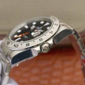 Rolex Explorer II - 42MM- 1:1 Superclone(Steel bezel black explorer) - Image 6