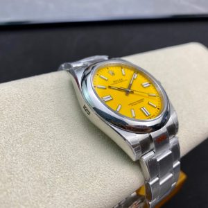 Rolex Oyster Perpetual 41 Turquoise (Yellow dial Oyester) - Image 7