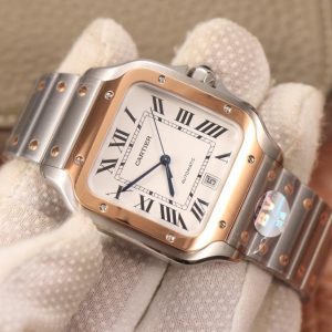 Cartier Santos De Cartier 40MM Two Tone - 1:1 Superclone(Two Tone Santos) - Image 3