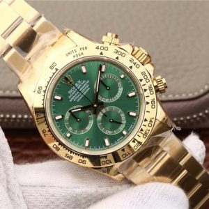 Rolex Cosmograph Daytona 18K (Gold green dial daytona) - Image 3