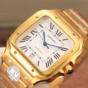 Cartier Tank Anglaise 18K Yellow Gold - 1:1 Superclone - Image 6