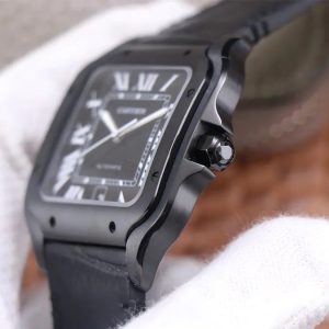 Cartier Santos DLC S38.5MM Diameter - 1:1 Superclone - Image 5
