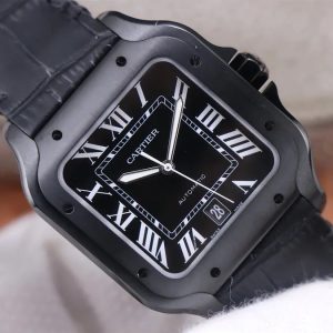 Cartier Santos DLC S38.5MM Diameter - 1:1 Superclone - Image 3