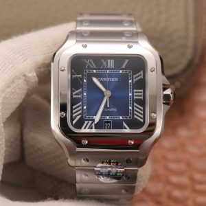 Cartier Santos De Cartier 40MM Two Tone - 1:1 Superclone (Blue Santos)