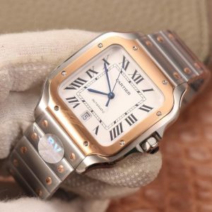 Cartier Santos De Cartier 40MM Two Tone - 1:1 Superclone(Two Tone Santos) - Image 4