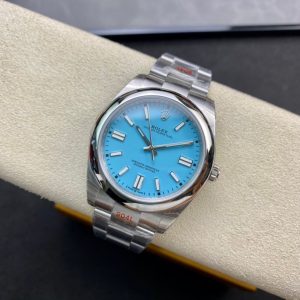 1:1 Superclone-Rolex Oyster Perpetual 41 Ref: 124300(Tiffany Blue dial oyester) - Image 4