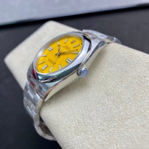Rolex Oyster Perpetual 41 Turquoise (Yellow dial Oyester) - Image 8