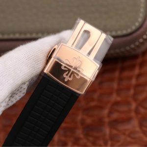 Patek Philippe Aquanaut 5164A -1:1 Superclone(Rose gold bezel Aquanaut 5164A) - Image 7